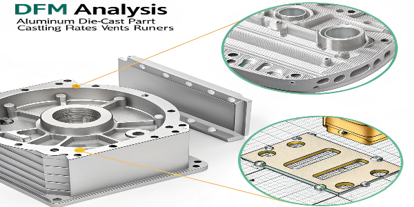 DFM analysis of an aluminum die-cast part