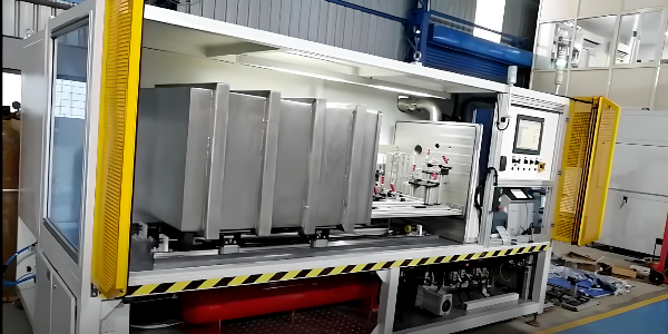 Helium leak testing equipment for automotive parts