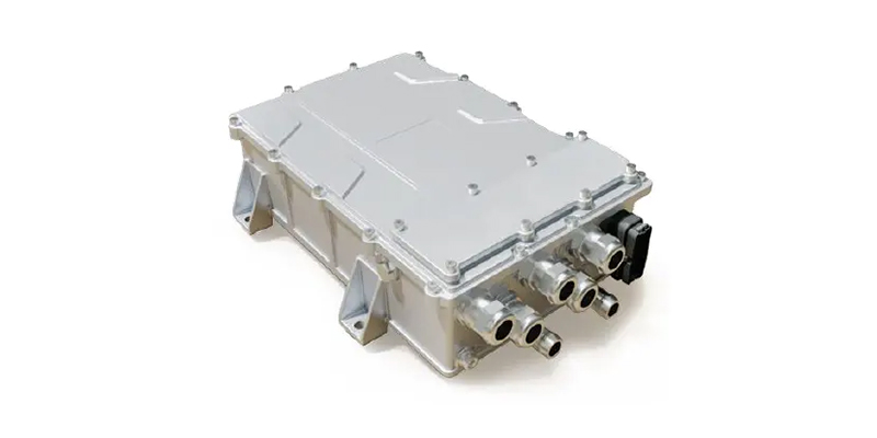 A cutaway of a modern EV, highlighting numerous die-cast aluminum applications throughout the powertrain, chassis, and body.
