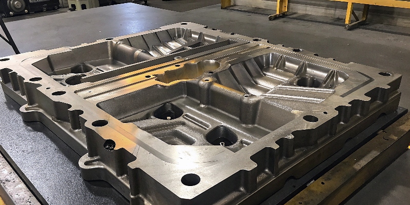 Una compleja pieza de fundición de aluminio que reemplaza un ensamblaje de múltiples piezas de acero estampado y soldado