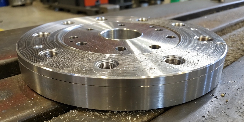 Porosity Exposure During Machining An image showing a machined surface of a die casting where subsurface gas porosity has been exposed
